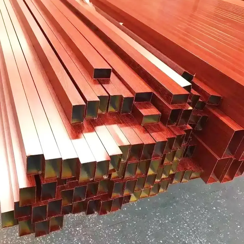 7075 Tabung Aluminium Persegi