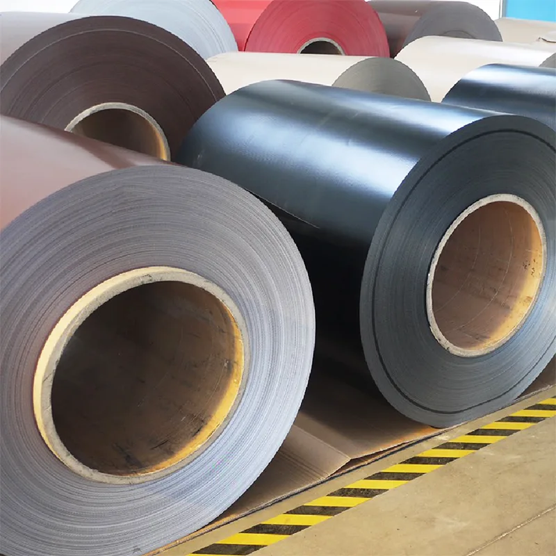Kumparan Aluminium berlapis warna